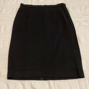 DVF - Black side zip skirt